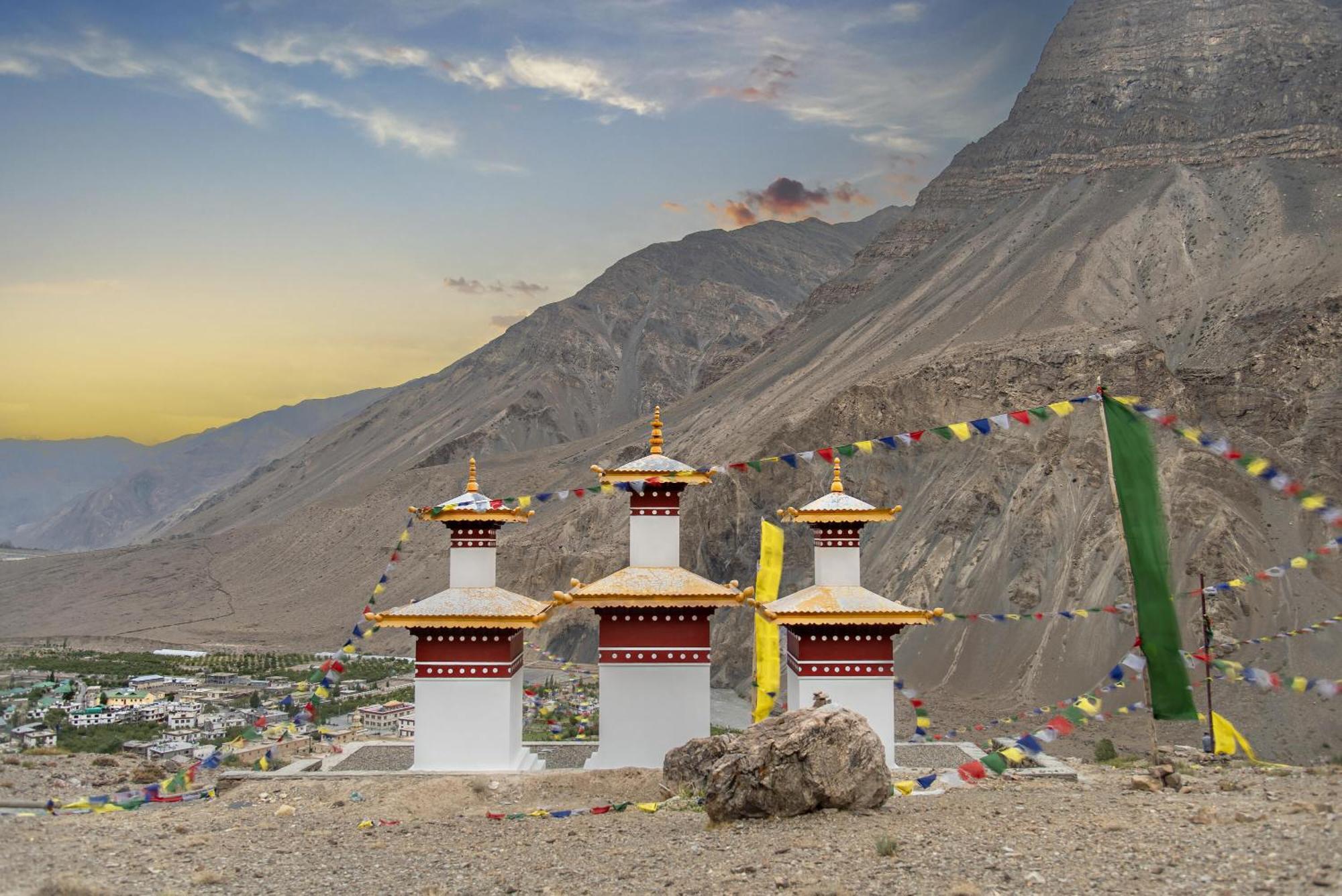 Echor Mud Huts Tabo, Spiti Valley Kaza Eksteriør bilde